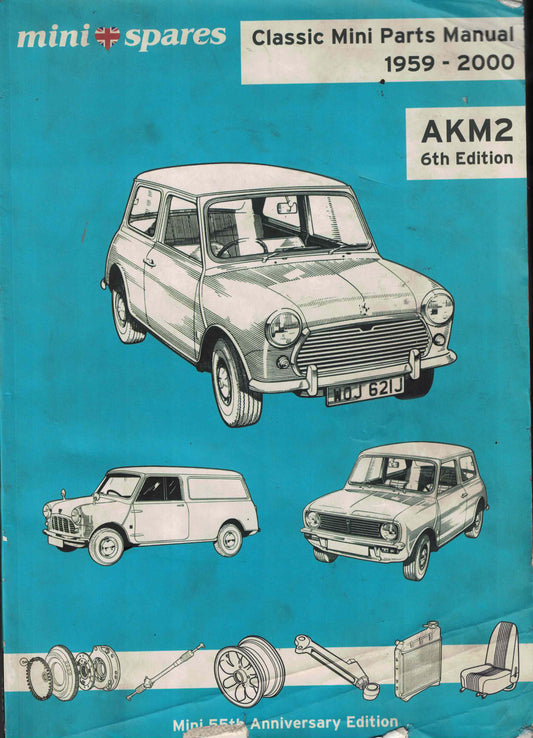 libro "Classic Mini Parts Manual 1959- 2000"