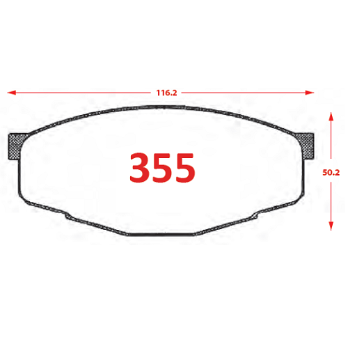 PASTILLAS FRENOS 0355 PM ITALBRAKES