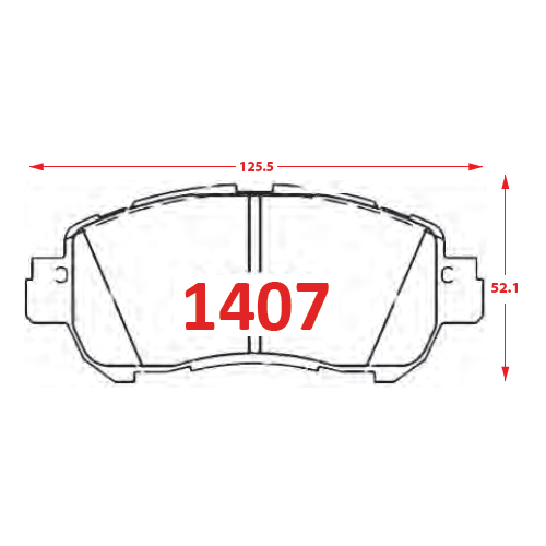 PASTILLAS FRENOS 1407 GTX ITALBRAKES